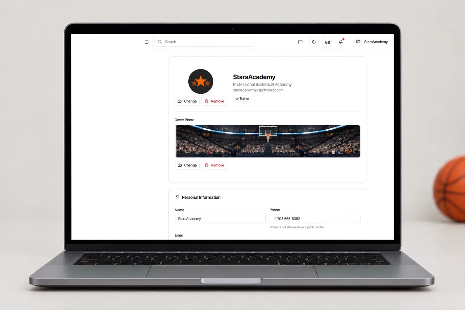 Ajustes SEO con metatítulo y metadescripción en la web del club de SpotBasket